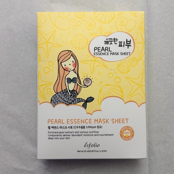 Esfolio Other - Esfolio Pearl Essence Mask Sheet box of 10 mask